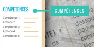 inclure les competences dans un CV