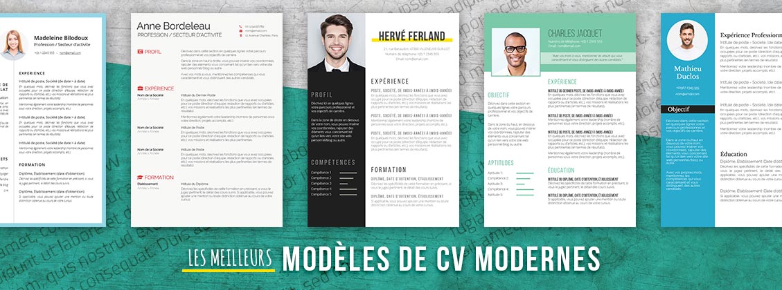 meilleurs modeles de CV modernes