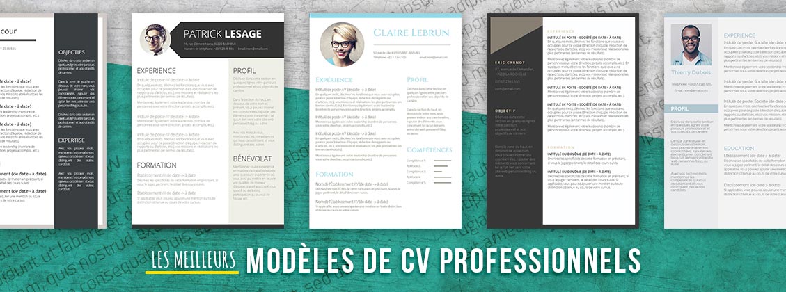 meilleurs modeles de CV professionnels